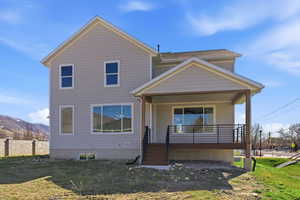 View of front of house with a porch