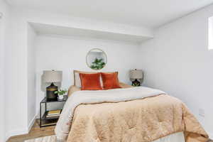 Bedroom 3 featuring light wood-type flooring