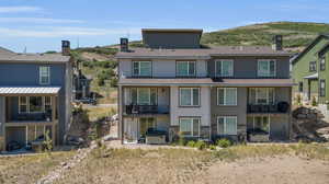 Rear of townhouse (the one on the left)