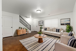 View of living room virtually staged