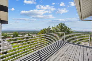 Balcony off living area