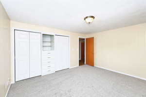 Main Floor Bedroom with Built-Ins and Double Closets (NEW Carpet)