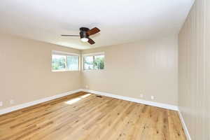 Main Floor Bedroom with New LVP Flooring