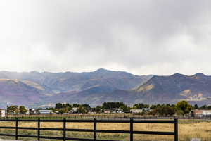 Mountain view with a rural view