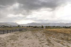 Mountain view with a rural view