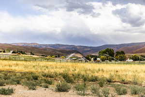 Mountain view with a rural view