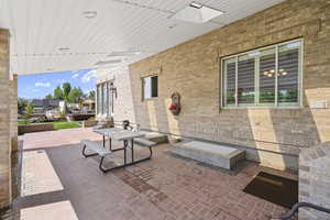 View of patio