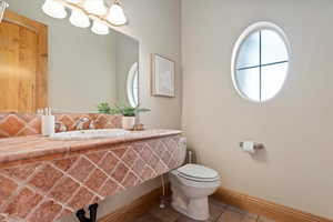 Guest Bathroom with custom vanity