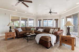 Second living room with views