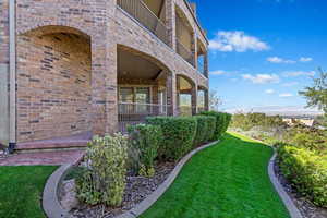 View from the north side of the yard