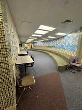 View of carpeted office