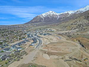 View of mountain feature with a residential view