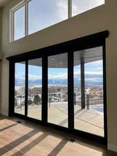 Living room patio view