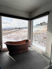 Copper Bathtub with a view