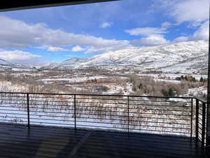 Back patio great for entertaining - incredible Provo River, Mountain & Valley views