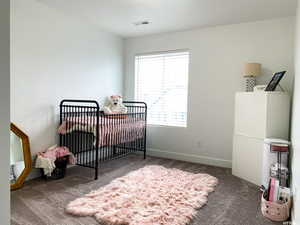 1 of 2 kids rooms upstairs (Second bedroom not photographed - has 3 cute prince/princess windows you can see from the front exterior images).