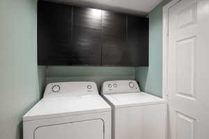 Laundry area rear unit