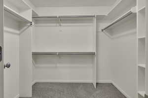 View of spacious closet