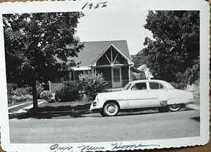 FIRST PHOTO of the home and the owners car!