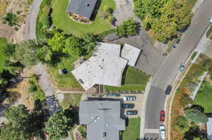 Aerial view of property