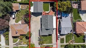 Exterior Aerial photo showing the front of the home