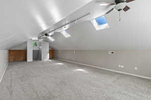 Finished attic bonus room