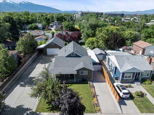 Exterior Aerial photo showing the front of the home