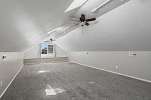 Finished attic bonus room