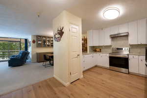 Open floor plan, newly renovated kitchen.