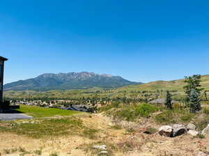 Mountain view with a rural view