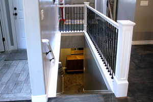 Stairs to lower level