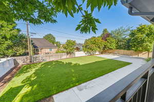 Backyard from Main Level Patio