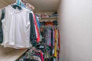 View of spacious closet