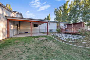 Covered patio