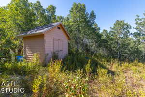 View of outbuilding