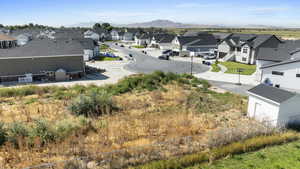 Exterior space featuring a mountain view