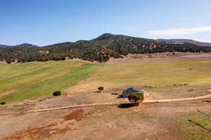 View of mountain feature featuring a rural view