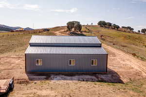 Exterior space with a rural view