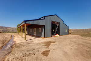 View of outbuilding