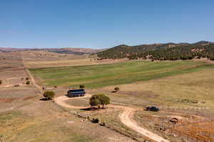 View of mountain feature featuring a rural view