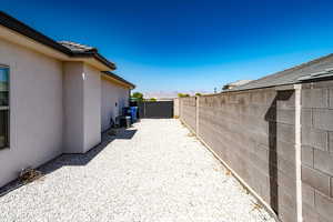 View of yard with a patio