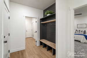 Mudroom Off Laundry Room and Garage