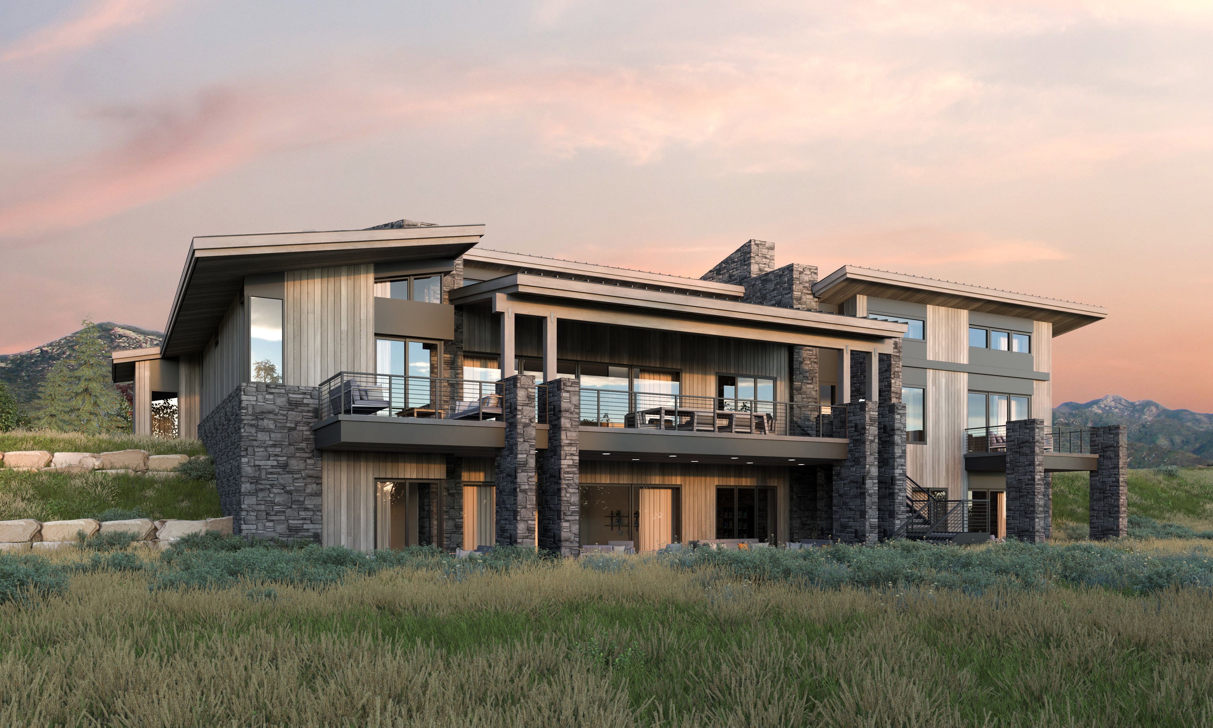 Exterior Rendering - Back