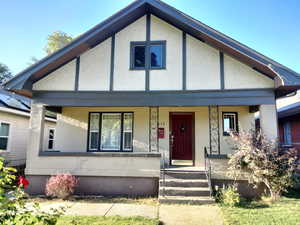 View of front of house with a porch