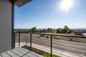 Balcony off of the primary bedroom