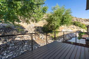 Deck off of the kitchen/great room