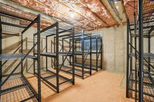 View of storage area