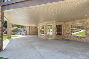 View of patio