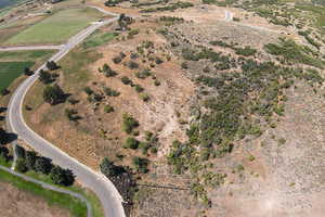 Bird's eye view featuring a rural view