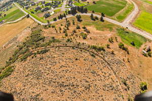 Aerial view featuring a rural view